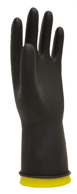 Guante Calibre 25 Semi- Industrial Bicolor Rubberplus