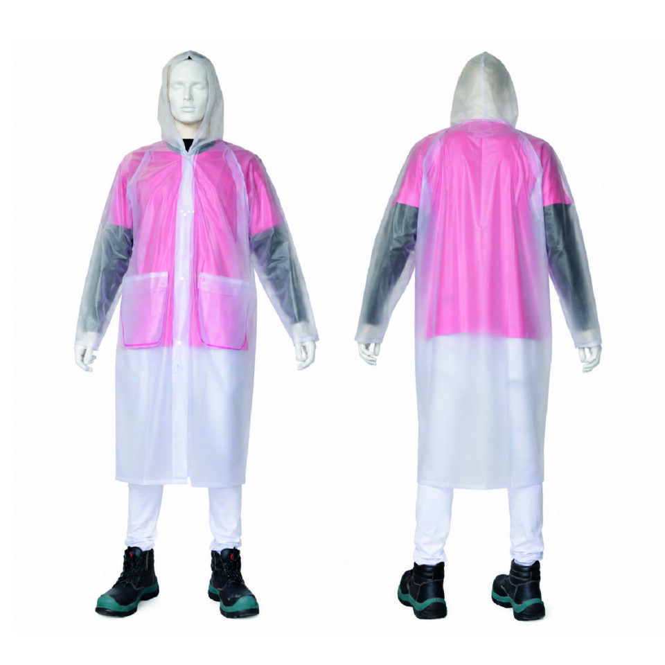 Abrigo Impermeable Transparente Ejecutivo