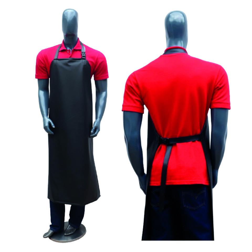 Delantal impermeable sencillo intermedio en PVC