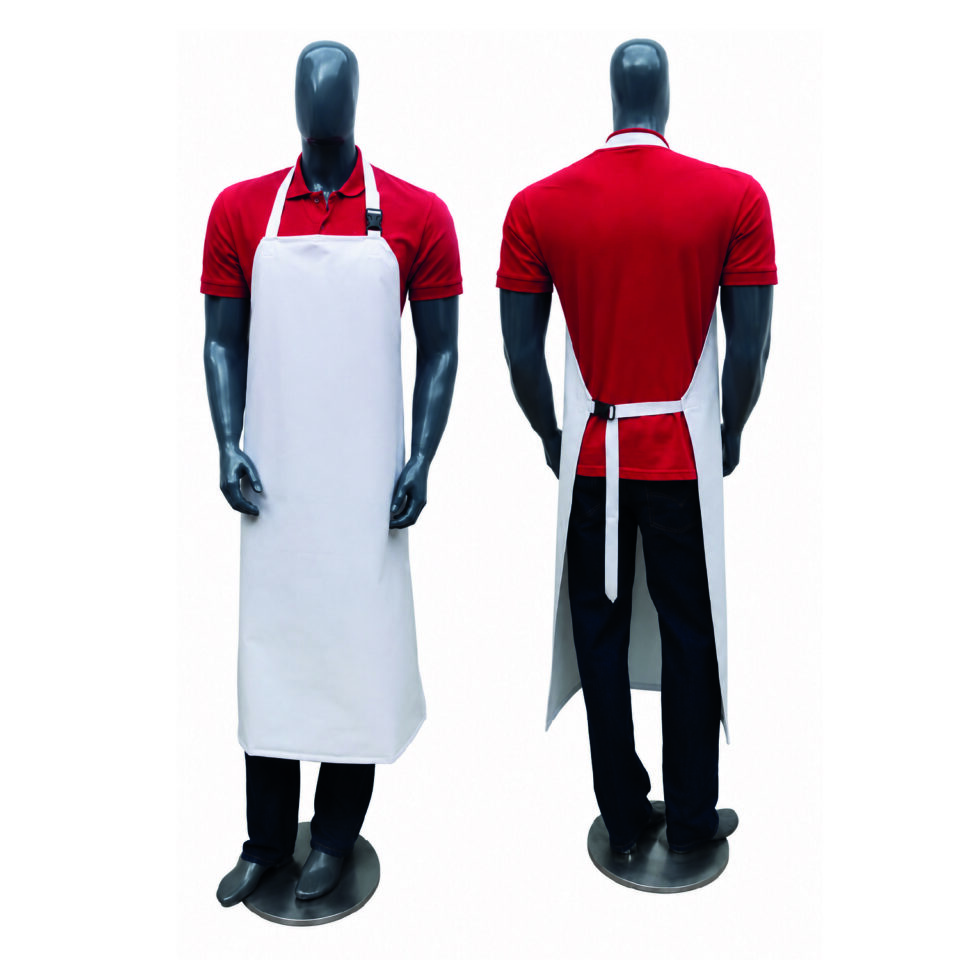 Delantal impermeable sencillo intermedio en PVC Cal 25